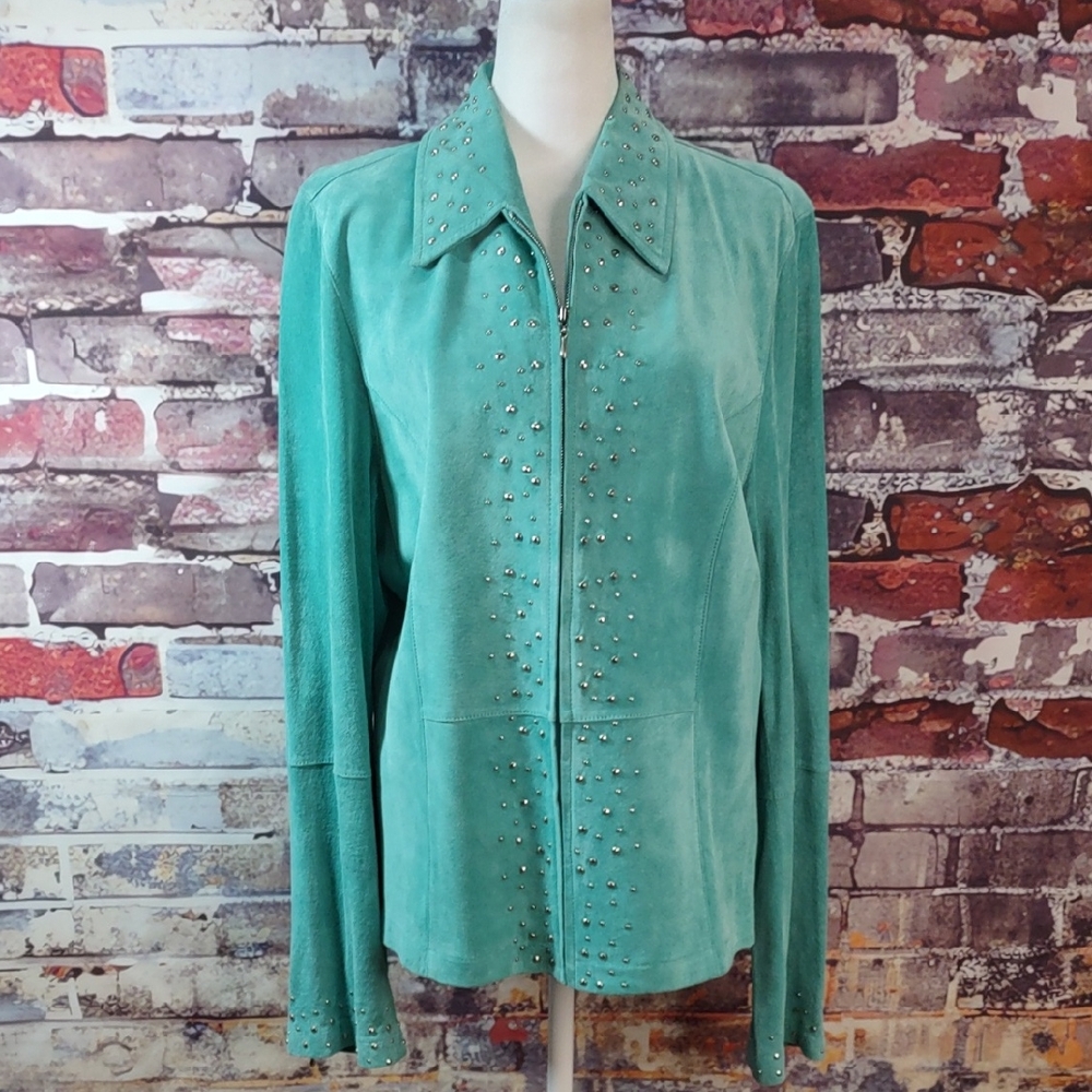 Karen Kane Studded Suede Jacket